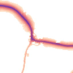 Daytime road noise heatmap for CV33 9PJ