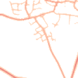 Daytime road noise heatmap for CV33 9PT