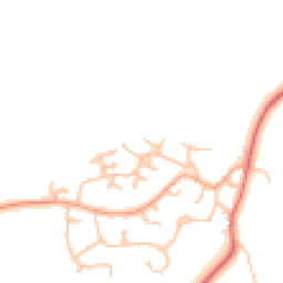 Daytime road noise heatmap for CV33 9QR