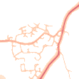 Daytime road noise heatmap for CV33 9QX