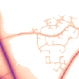 Daytime road noise heatmap for CV33 9RA