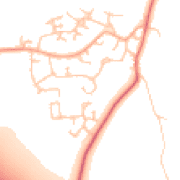 Daytime road noise heatmap for CV33 9RS