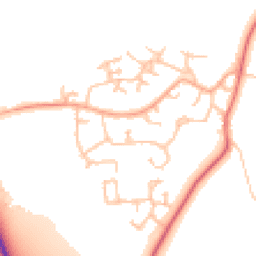 Daytime road noise heatmap for CV33 9RU