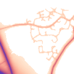 Daytime road noise heatmap for CV33 9RX