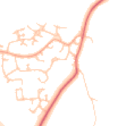 Daytime road noise heatmap for CV33 9SB