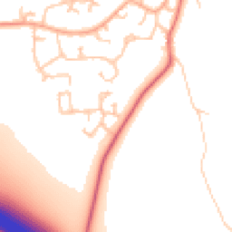 Daytime road noise heatmap for CV33 9SL