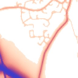 Daytime road noise heatmap for CV33 9SN