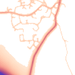 Daytime road noise heatmap for CV33 9SQ