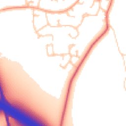 Daytime road noise heatmap for CV33 9SS