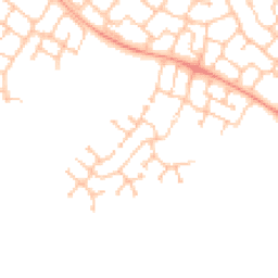 Daytime road noise heatmap for CV33 9SW