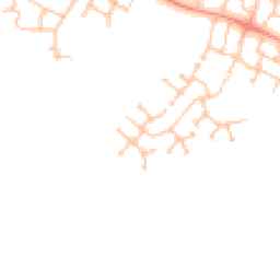 Daytime road noise heatmap for CV33 9SY