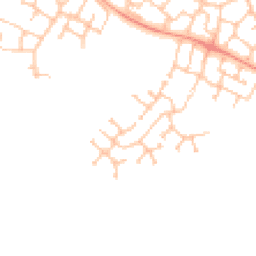 Daytime road noise heatmap for CV33 9TB