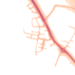 Daytime road noise heatmap for CV33 9TE