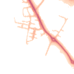 Daytime road noise heatmap for CV33 9TG