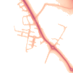 Daytime road noise heatmap for CV33 9TJ