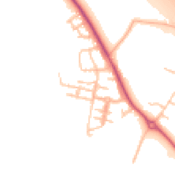 Daytime road noise heatmap for CV33 9TN