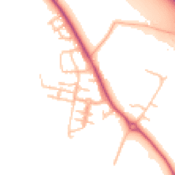 Daytime road noise heatmap for CV33 9TP