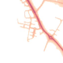 Daytime road noise heatmap for CV33 9TQ