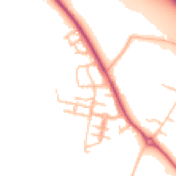 Daytime road noise heatmap for CV33 9TU