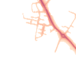 Daytime road noise heatmap for CV33 9UA