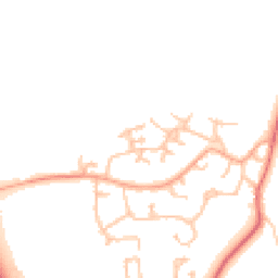 Daytime road noise heatmap for CV33 9UD