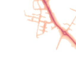 Daytime road noise heatmap for CV33 9UF
