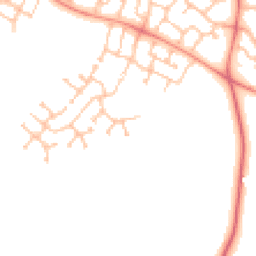 Daytime road noise heatmap for CV33 9UL