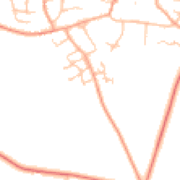 Daytime road noise heatmap for CV33 9UN