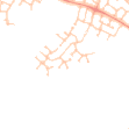 Daytime road noise heatmap for CV33 9WE