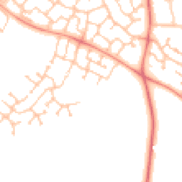 Daytime road noise heatmap for CV33 9WH