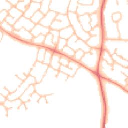 Daytime road noise heatmap for CV33 9WL