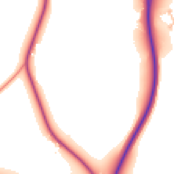 Daytime road noise heatmap for CV34 0AH