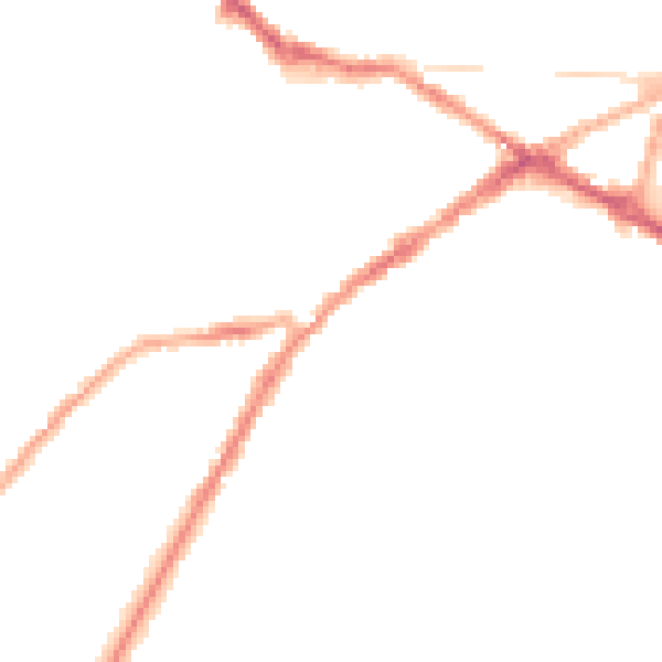 Night-time road noise heatmap for CV34 4BX
