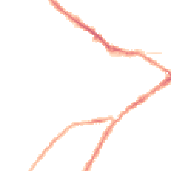 Night-time road noise heatmap for CV34 4EE