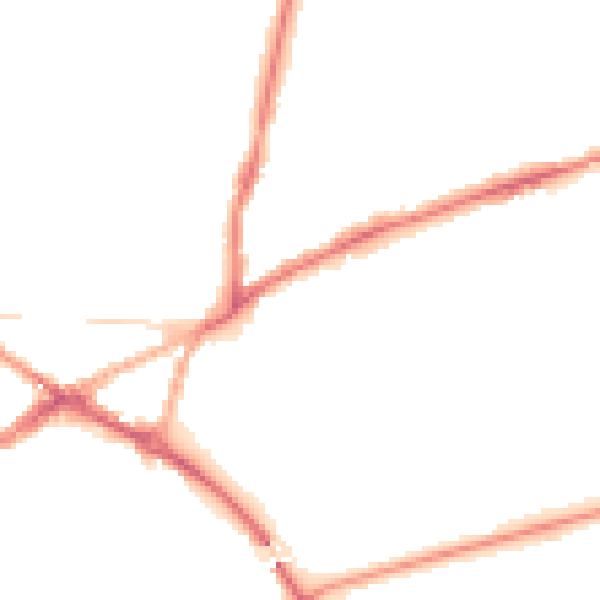 Night-time road noise heatmap for CV34 4UY