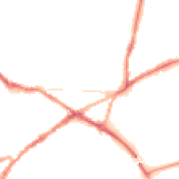Night-time road noise heatmap for CV34 4XW