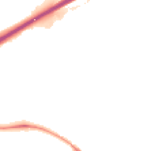 Night-time road noise heatmap for CV34 5AU