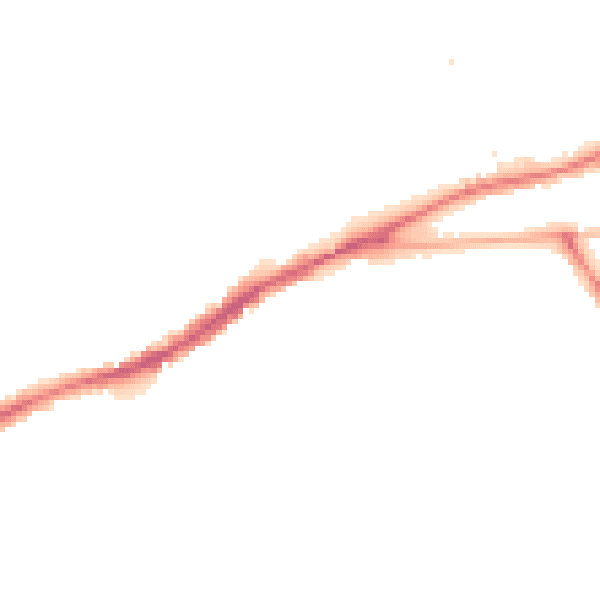 Night-time road noise heatmap for CV34 5PH