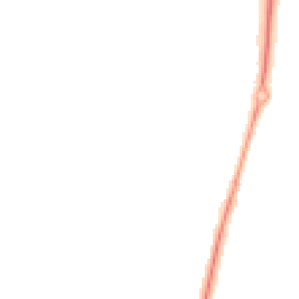 Night-time road noise heatmap for CV34 5XU