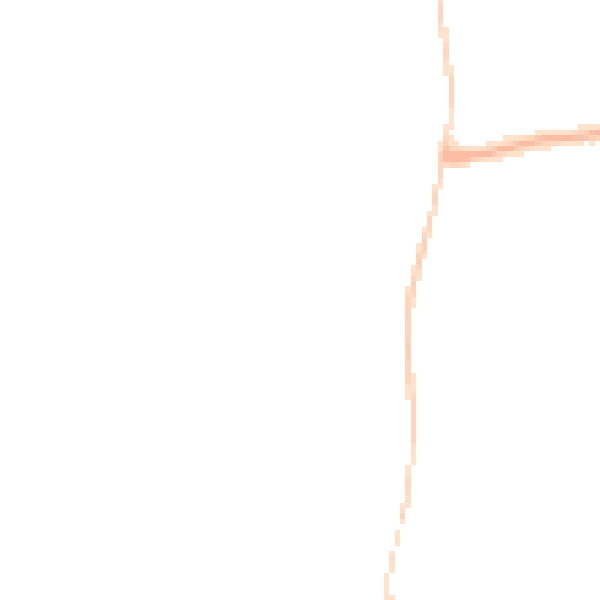 Night-time road noise heatmap for CV34 6GD