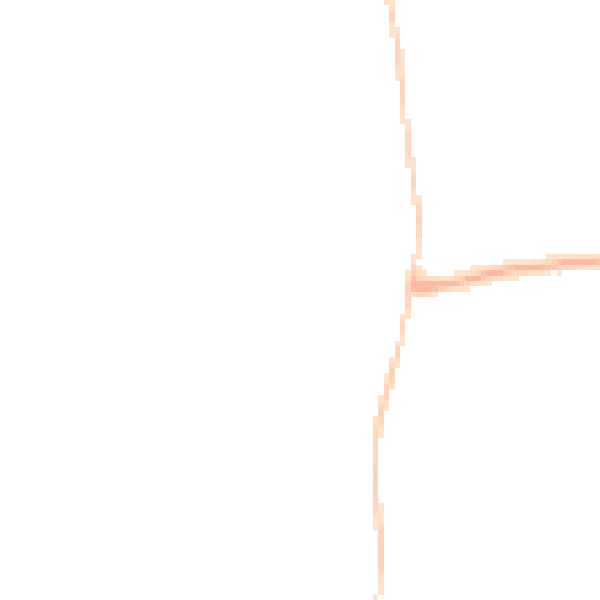 Night-time road noise heatmap for CV34 6GR
