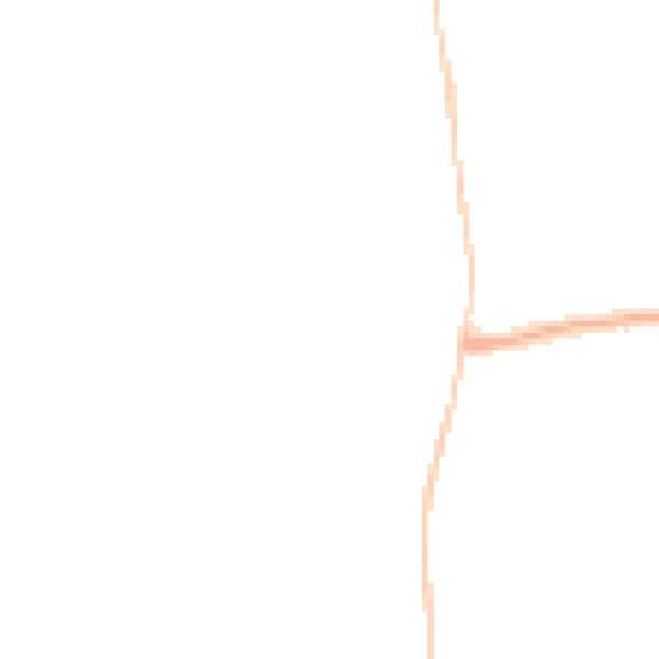Night-time road noise heatmap for CV34 6GS