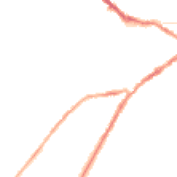 Night-time road noise heatmap for CV34 6HF