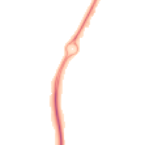 Night-time road noise heatmap for CV34 7AY