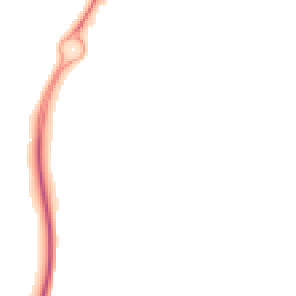 Night-time road noise heatmap for CV34 7BA