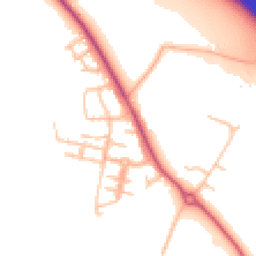 Daytime road noise heatmap for CV35 0AL