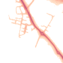 Daytime road noise heatmap for CV35 0BD