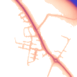 Daytime road noise heatmap for CV35 0BH
