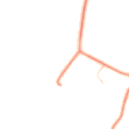 Daytime road noise heatmap for CV35 0BZ