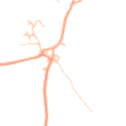 Daytime road noise heatmap for CV35 0DL